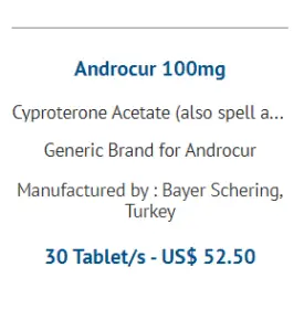 androcur 100mg tablets